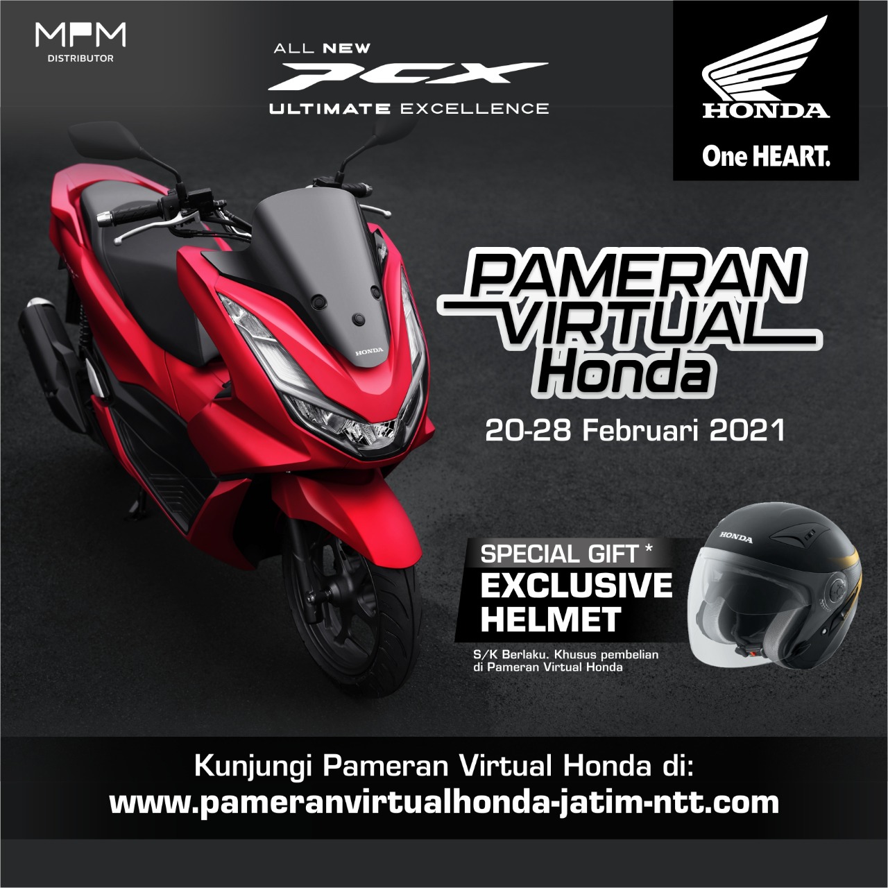 Ikuti Keseruan Virtual Launching Generasi Terbaru  All New Honda PCX, Dapatkan Voucher Belanja Total Jutaan Rupiah 